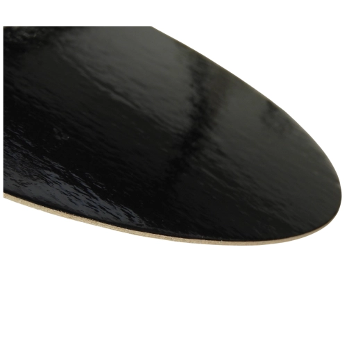 PODKŁAD POD TORT okrągły 14cm DEKORACJE urodziny CZARNY BIAŁY ozdoba 5szt